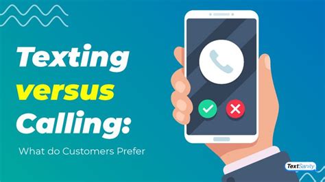 texting versus calling dating